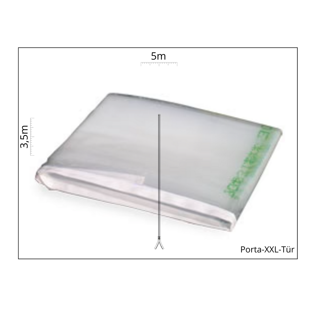 Telo-Porta di Nylon con cerniera XL