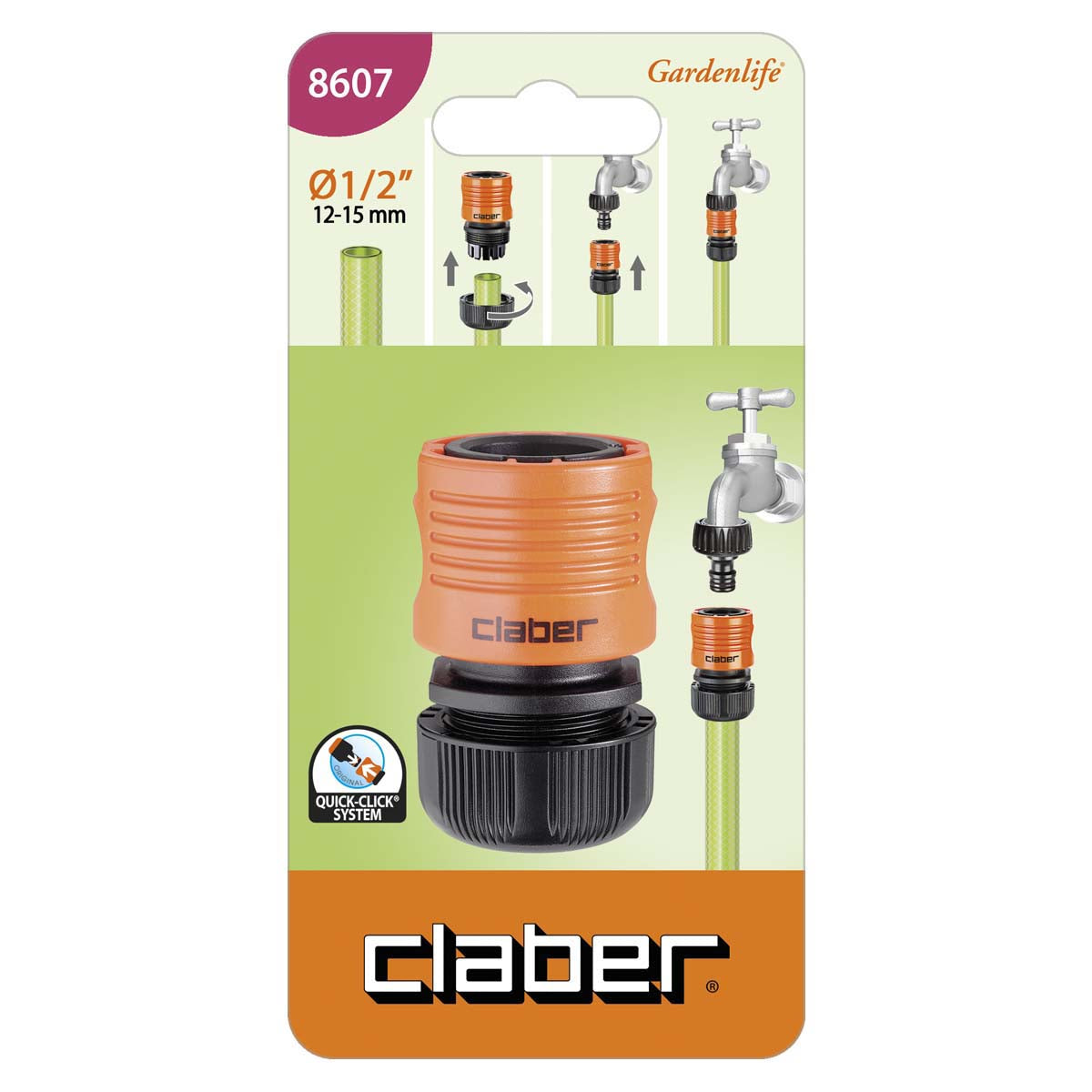 Raccordo 1/2" Claber (8607)