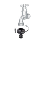 Claber 3/4" Hahnverbinder
