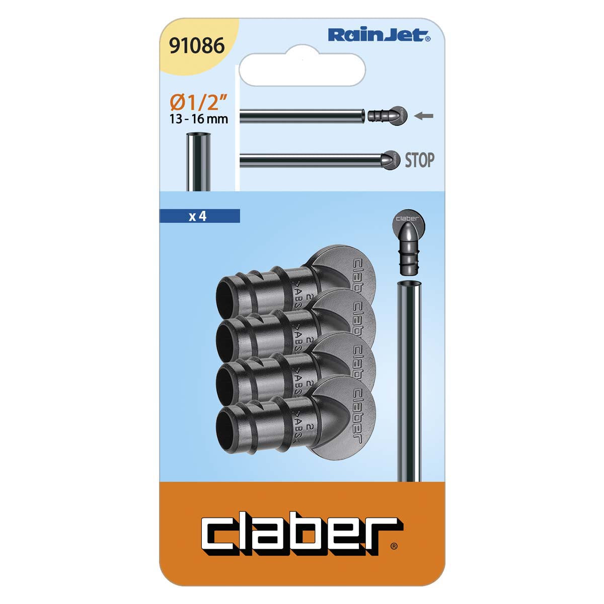 Tappo fine linea tubo collettore 1/2" (91086)