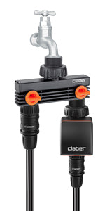 Presa a 2 vie Claber 3/4" (91589)