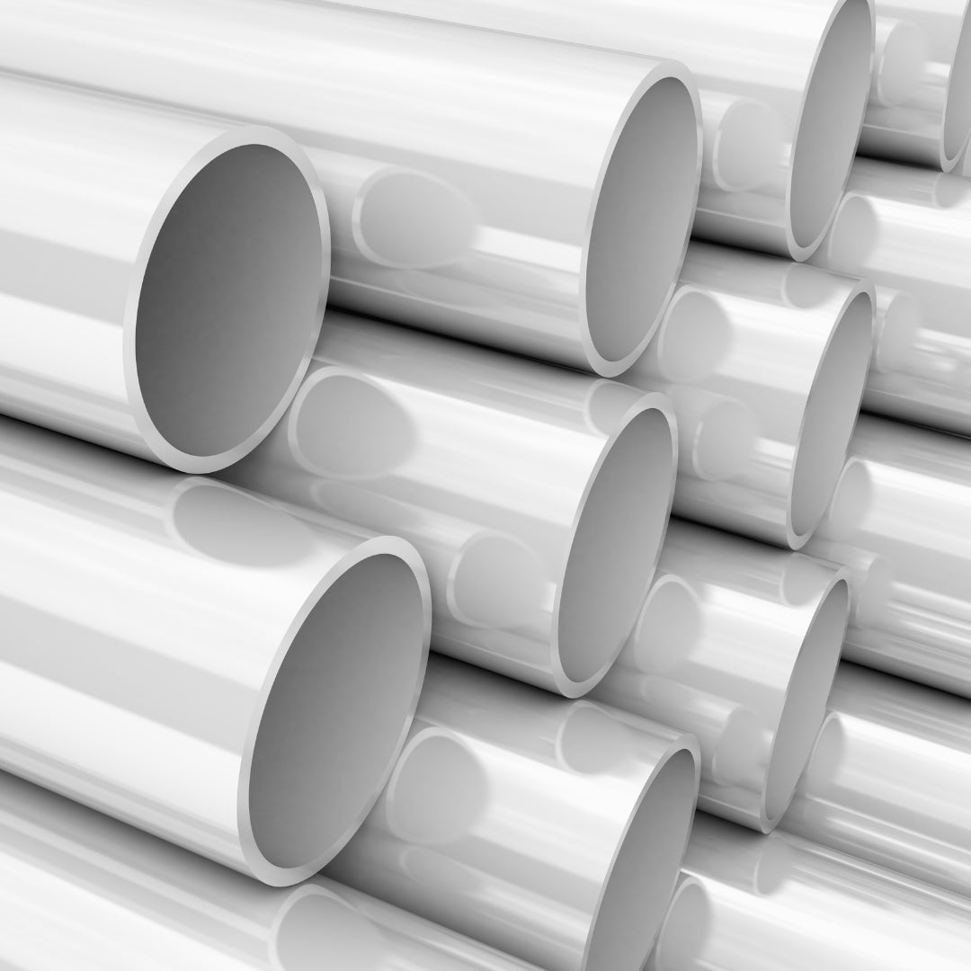 PVC-Rohre 1 m / 105 cm für Baukit-Gewächshaus