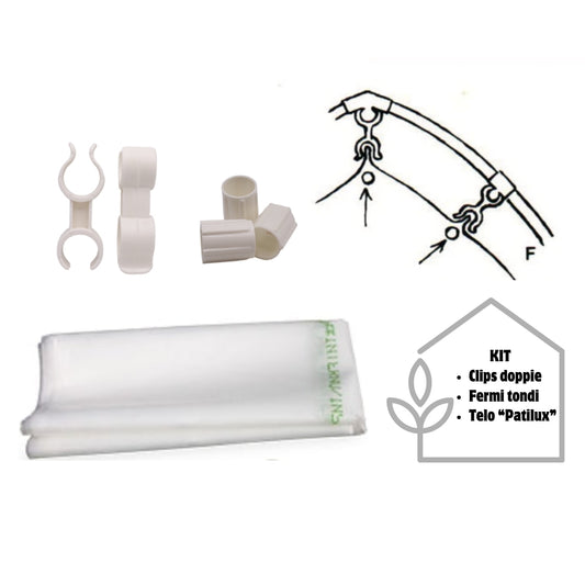 Kit Doppelfolie (Hohlraum) Baukit-Gewächshäuser