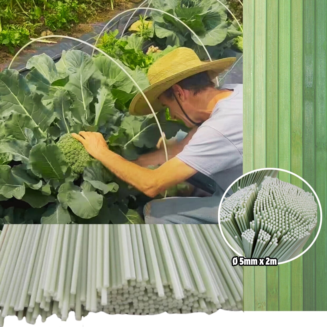 Glasfaserstäbe für Pflanzentunnelbögen