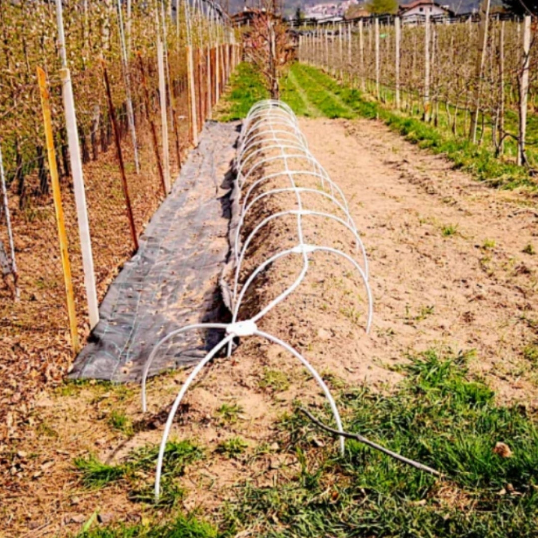 Mehrschichtrohre für Frostschutzhauben, Pflanzentunnel und Hochbeete